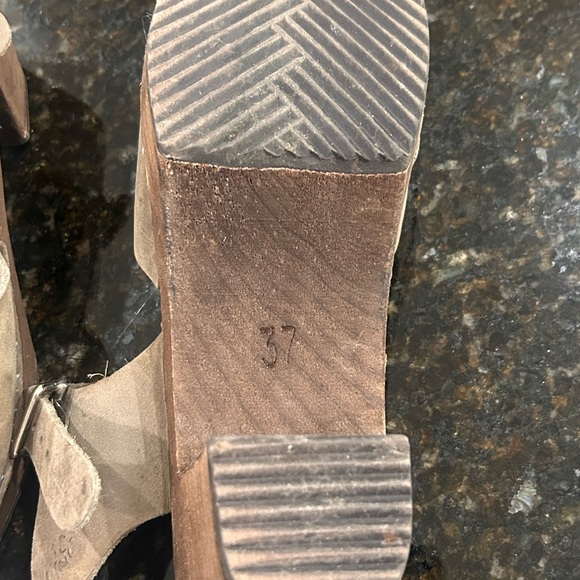 Lotta from Stockholm Swedish Tan Leather Clogs SIZE 37 - Picture 5 of 5